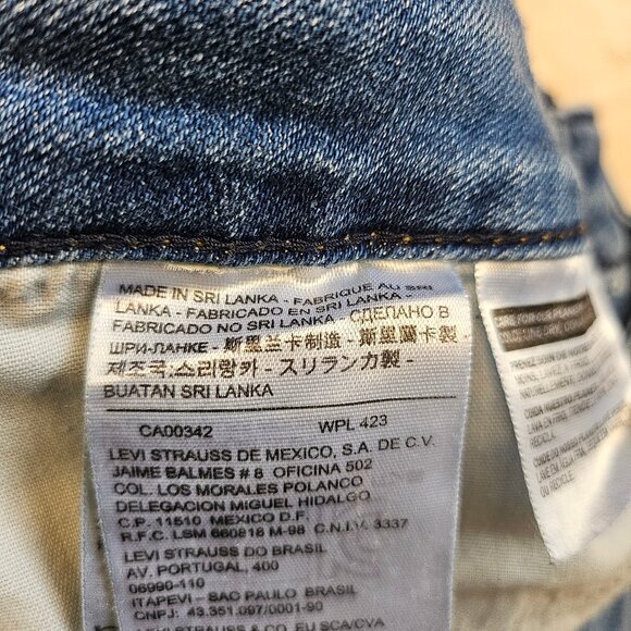 Levi's 535 Women's Blue Legging Jeans  Size: W31 - Picture 9 of 11